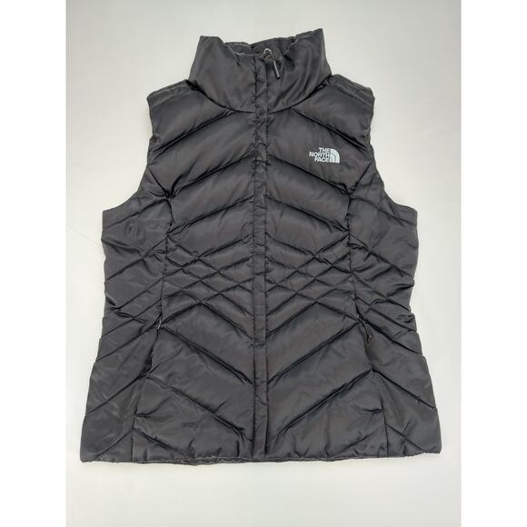 The North Face Women's Black Aconcagua Vest 550 Goose Down Fill Puffer M - Picture 1 of 13